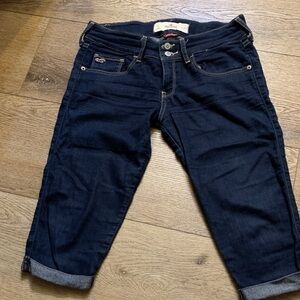 Hollister Dark Blue Ankle Jeans